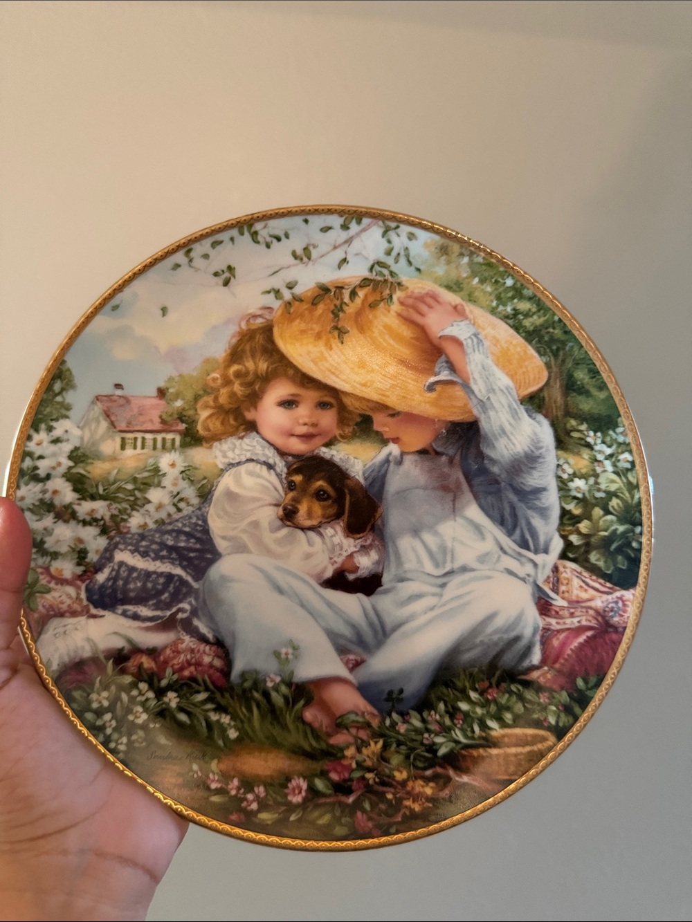 Reco 'A Time to Love' Commemorative Plate